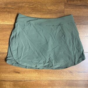 Outdoor Voices Forest Green Mini Skirt